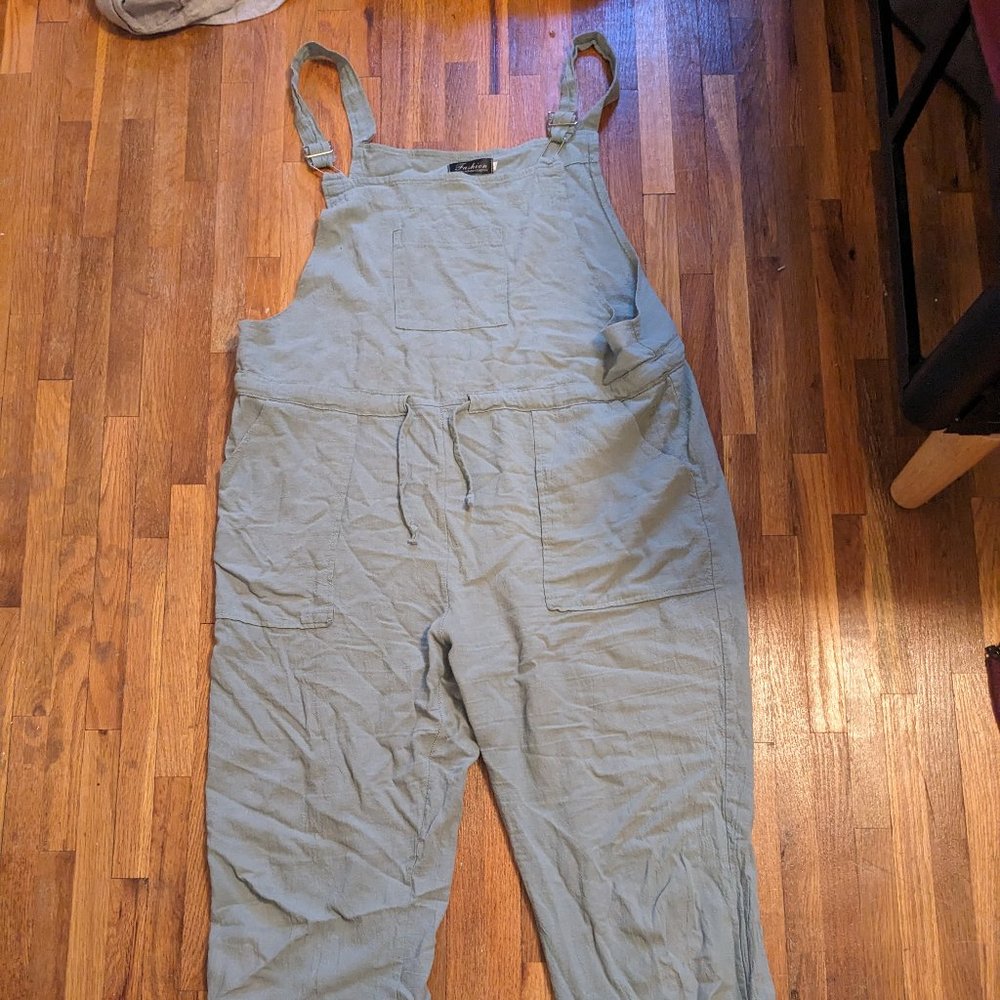 Trendy Comfy Overall Bundle - Seafoam and Olive/Army Green